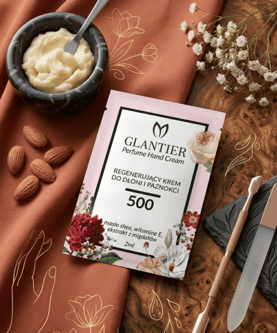 Glantier Hand- en Nagelcrème sample - 500